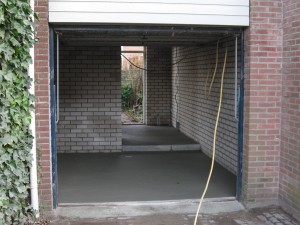 De vloer is opgevuld